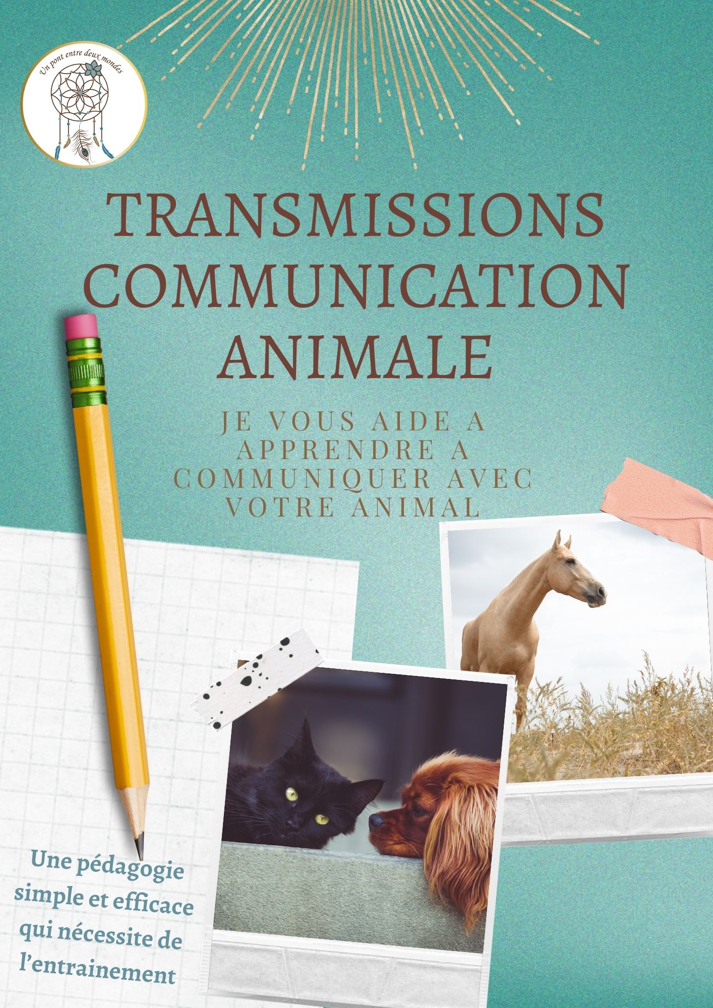 Transmission de la communication animale que je te propose pour apprendre à communiquer avec ton animal de compagnie